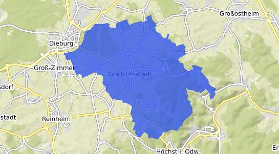 Bodenrichtwertkarte Gro&szlig;-Umstadt